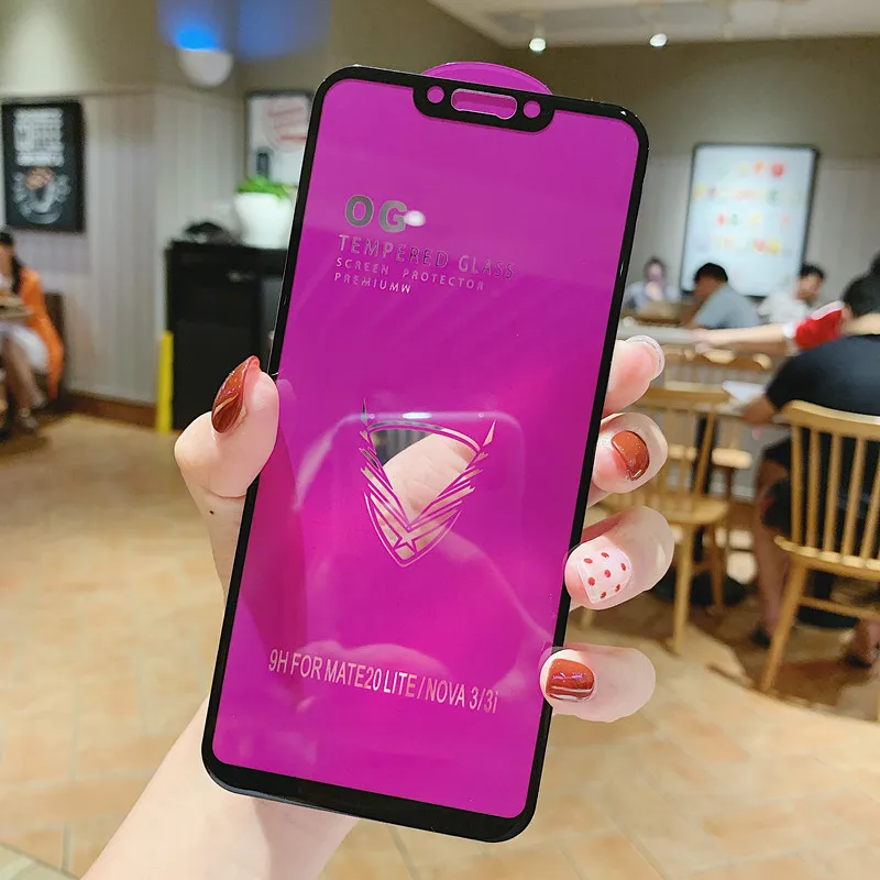 Большой закаленное стекло для huawei Y9 Y6 Y7 Prime honor 20 8X Nova 5 защитный Стекло Y5 Y7 Y9 Prime Экран протектор