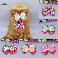 wholesale new women ribbon hair clips girls silk hairpins cute spinki do wlosow ladies barrettes hair accessories c01 4