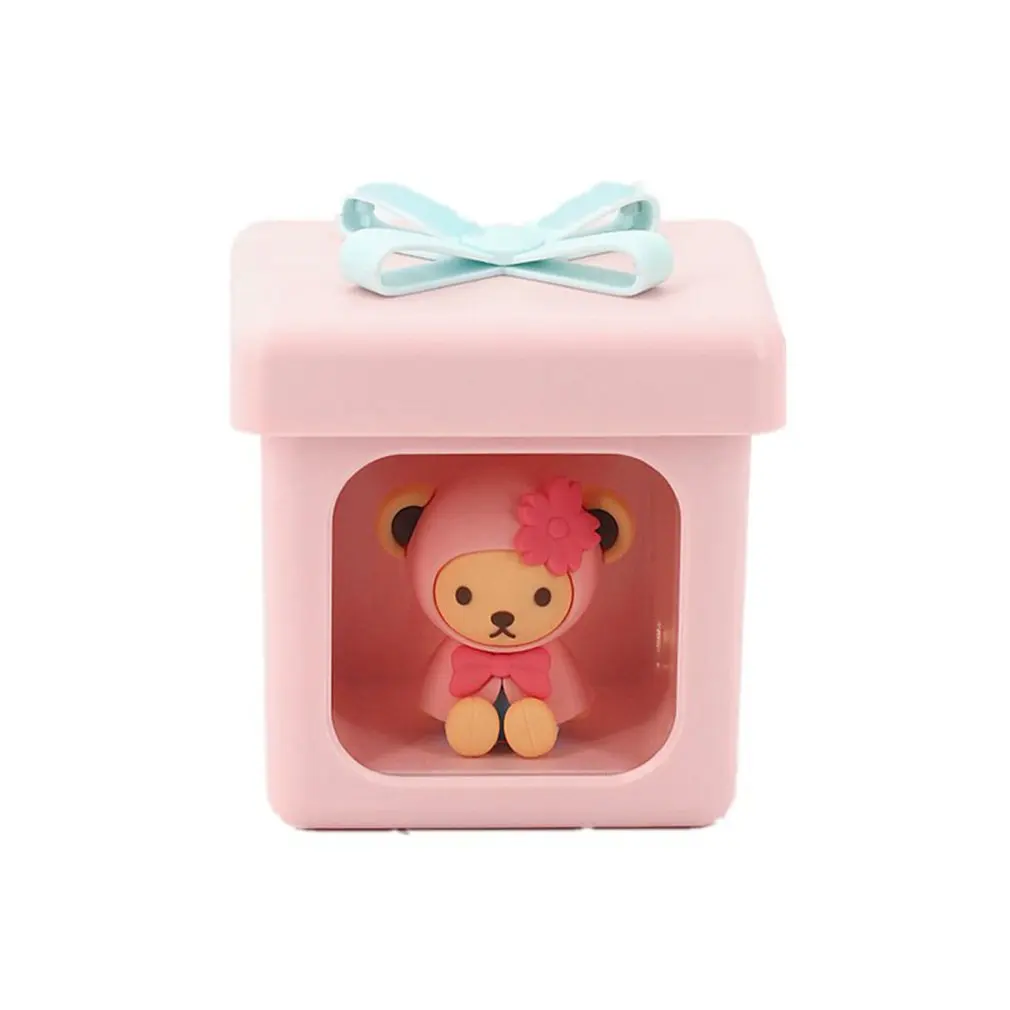 

Night Light Cartoon Creative Little Bear Gift Box USB Charging Little Bear Night Light Mini Room Bedside Sleeping Light
