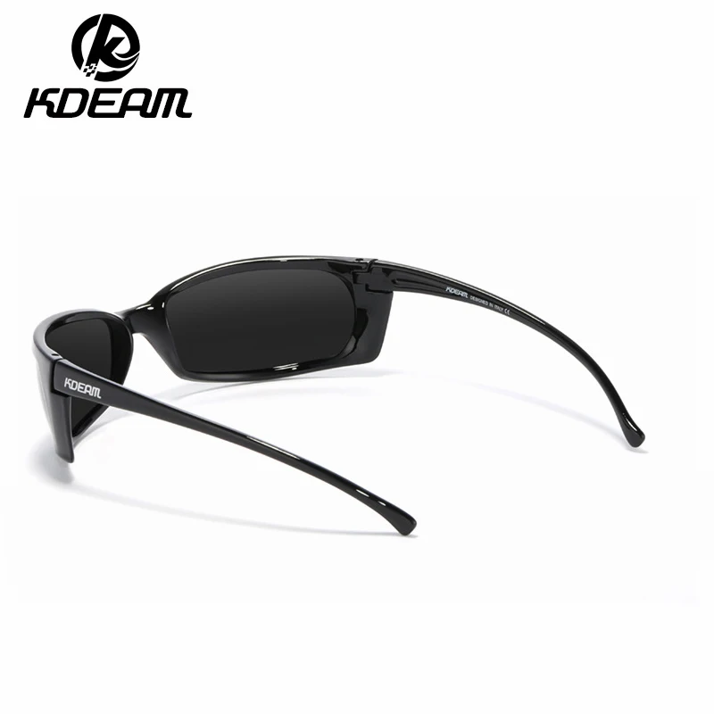 Мужские и женские очки с квадратными линзами KDEAM поляризационные солнцезащитные