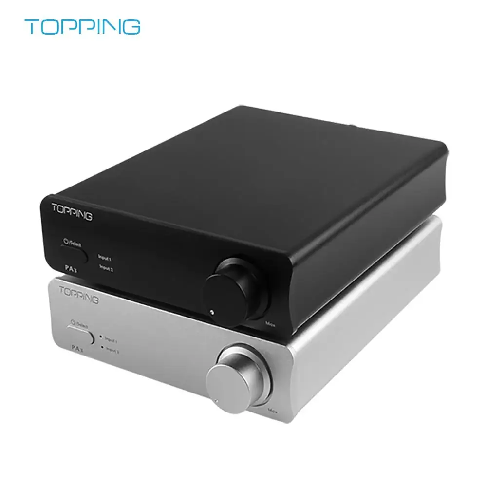 

TOPPING PA3 Desktop Digital Amplifier Player Audio Amp Hifi Power Amplifire Professional 80W Amplifiers TDA7498E
