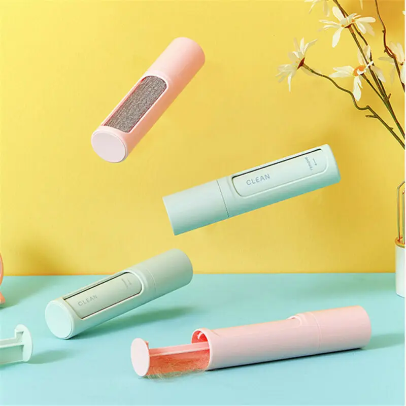 

Reusable Washable Pet Hair Manual Lint Sticking Rollers Cleaner Lint Roller Pets Hair Remover Brush dog cleaning tool