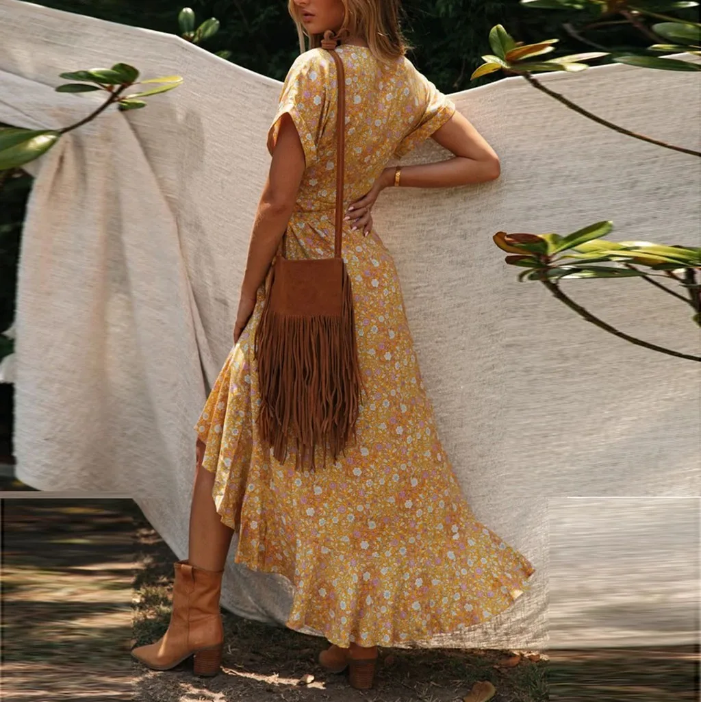 Праздничное платье с оборками на талии Платье короткими рукавами и перчатками