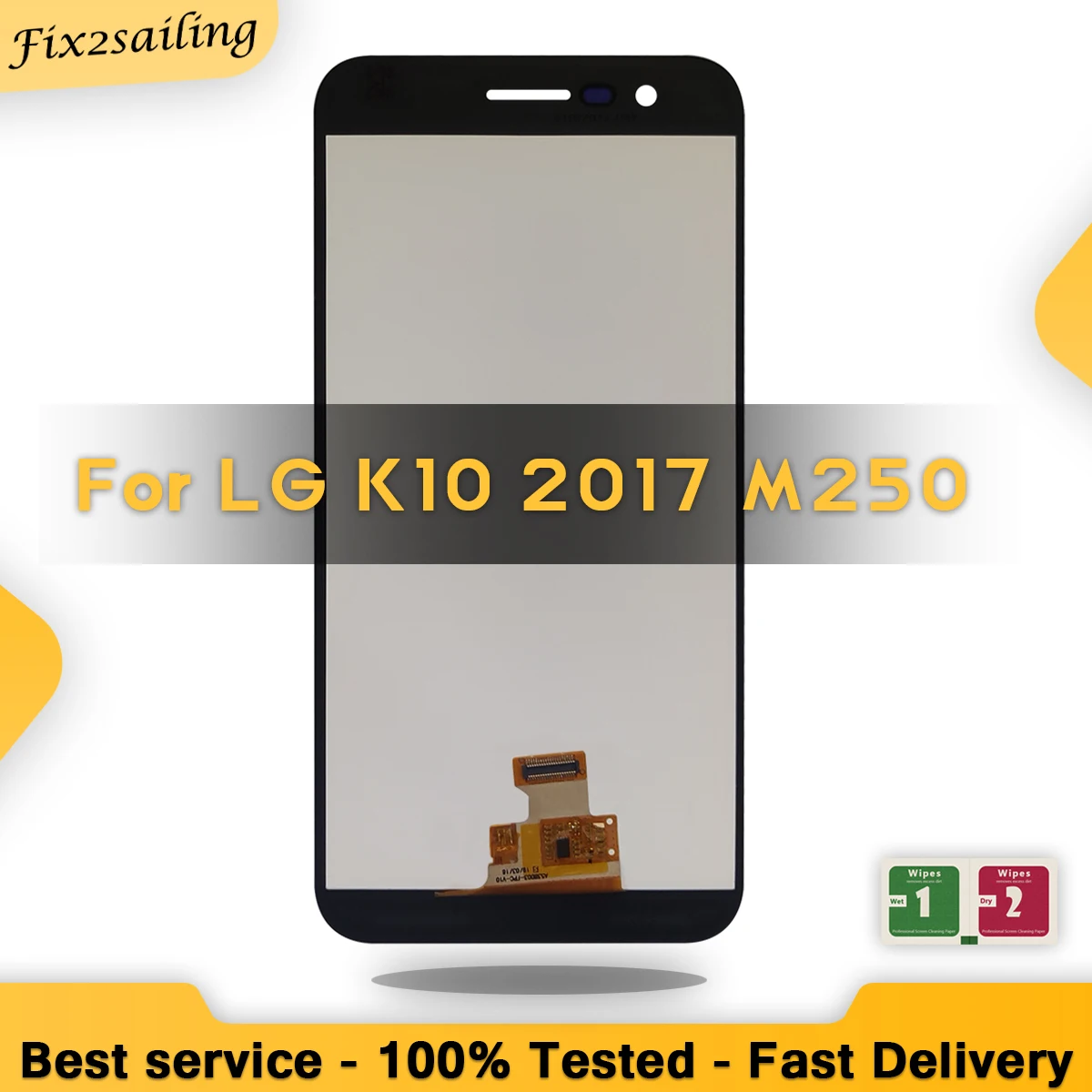 100%Tested 5.3&quotLCD For LG K10 2017 M250 M250N M250M M250DS LCD Display Touch Screen Digitizer Assembly Replace - купить по