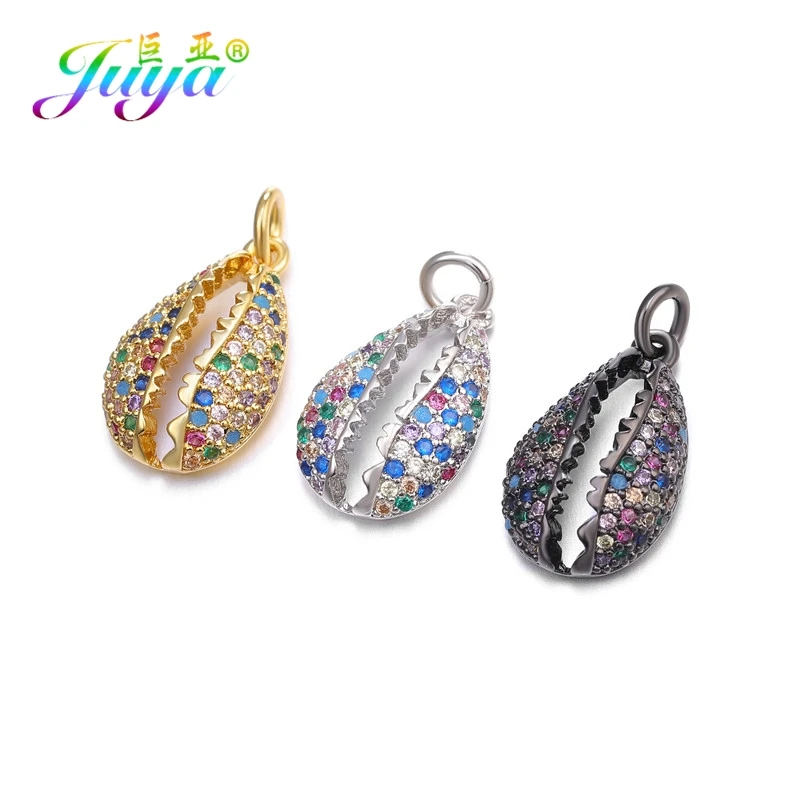 Juya DIY поставки ювелирных изделий многоцветные Кристаллы оболочки Корона дерево Радуга Подвеска из снежинки Подвески для изготовления ювелирных изделий