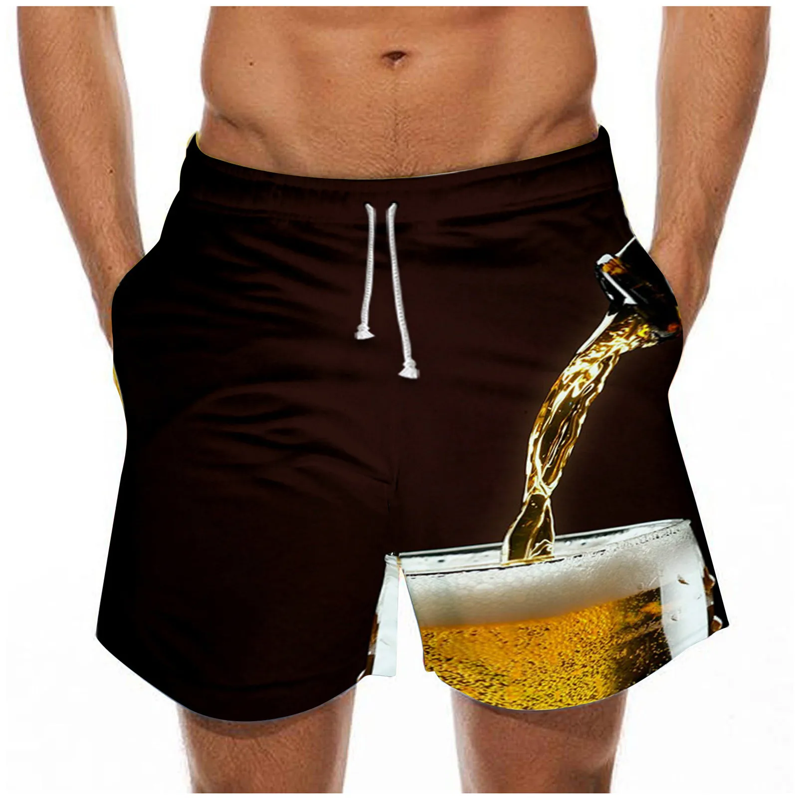 

Летние мужские свободные шорты для плавания на Октоберфест, быстросохнущие пляжные шорты, спортивные штаны, Шорты для плавания, свободные ш...