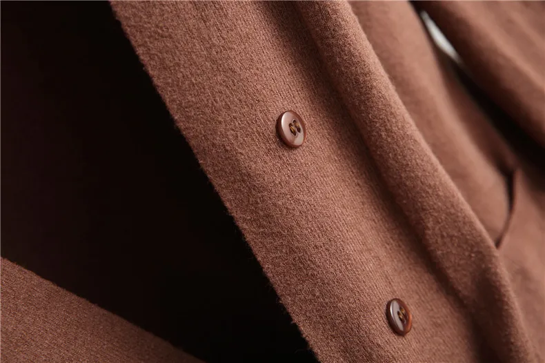 

Version Women Slim Korean Imitation knitting Clothes Sleeve Loose Warm Female Long Cardigan Casual