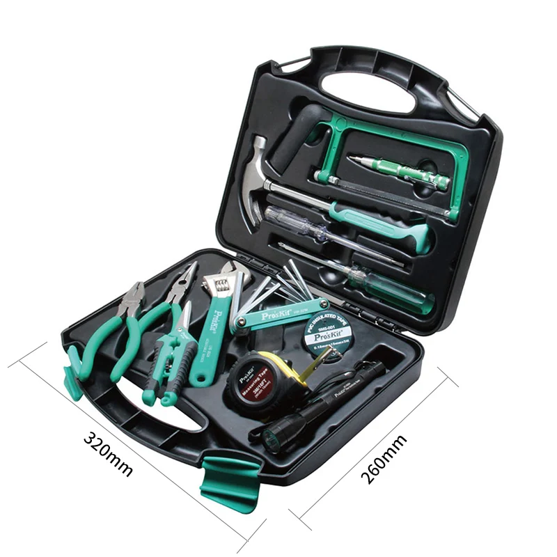 

PK-2028 28PCS Hand tools set household tools kit pliers tape hanmmer screwdriver Multifunction tool box set