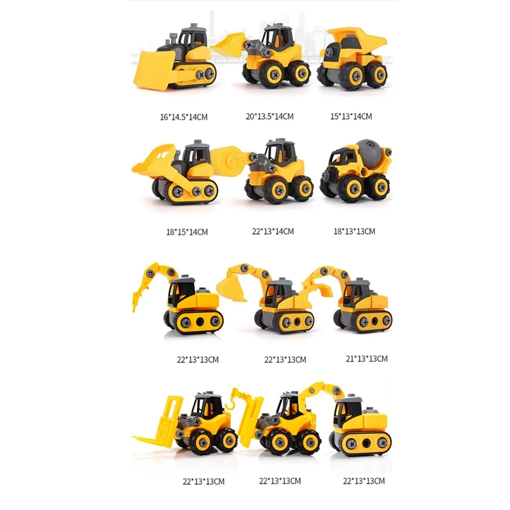 

Инженерный транспорт Стайлинг автомобиля игрушки для детей мальчиков самосвал треков образовательные игрушечные модели машин для детей