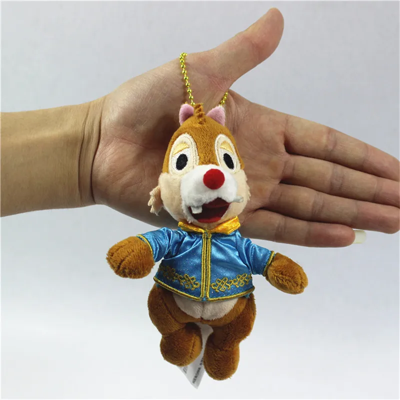 1 шт. 15 см китайское платье Микки Маус чип и Дейл плюшевые игрушки кулоны Игрушки