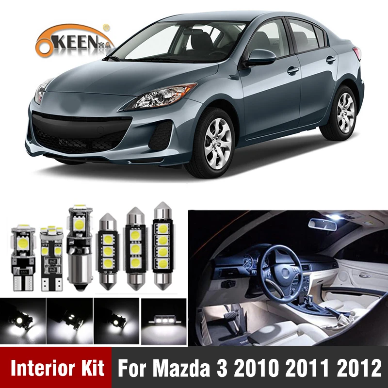 Лампы головного света для салона Mazda 3 2010 2011 2012 светильник шт.|Сигнальная лампа| |