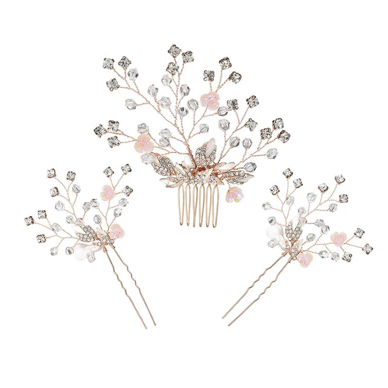 1 комплект роскошные свадебные цвета: золотистый серебристый Стразы с