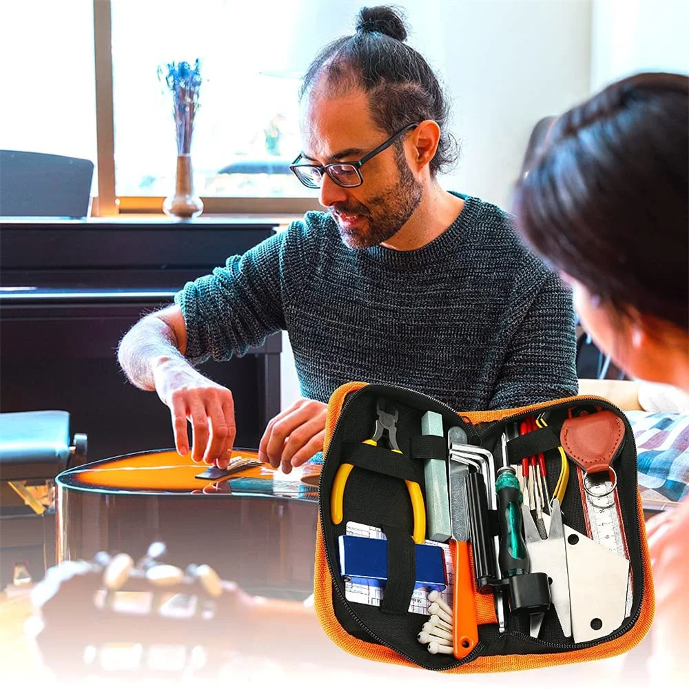 Набор аксессуаров для гитары 32 шт. с сумкой переноски | Инструменты