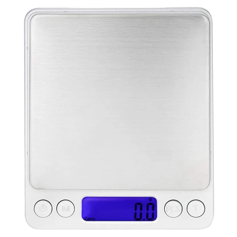 

Food Scale,Kitchen Scale,Digital Kitchen Scale LCD Backlight Display with 2 Tray for Home Travel Digital Food Scale