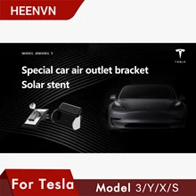 Heenvn New 2021 For Tesla Model 3 Y Car Accessories Mount Fixed Clip Safety Cell Phone Holder Stand Model Three Interior