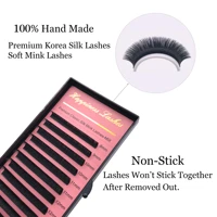all size individual natural classic mink eyelash extension 8 15mm mixed length single length cddcurl eye lash extension
