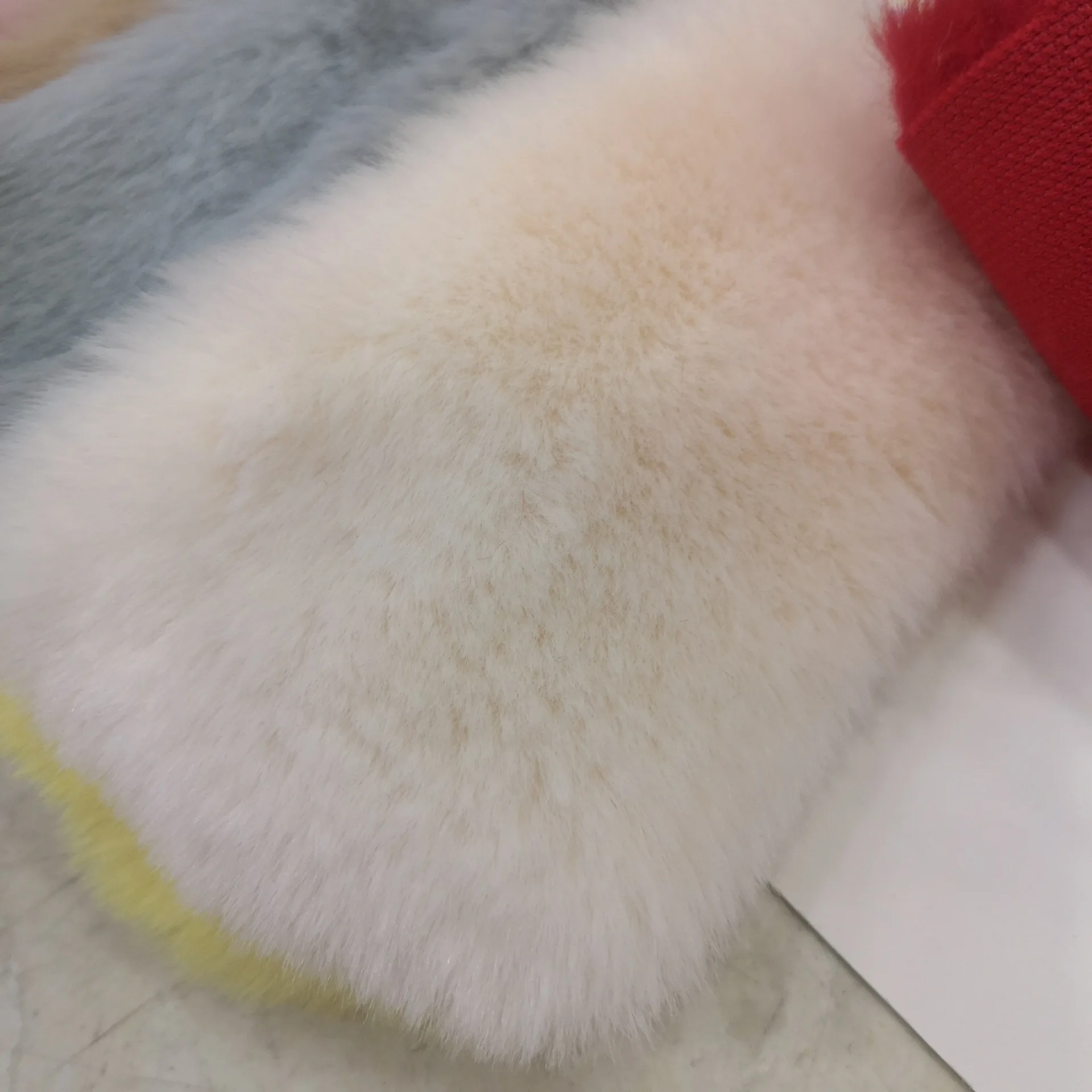 

Фланелевые материалы для одежды и игрушек из искусственного меха кролика, размер 800 г