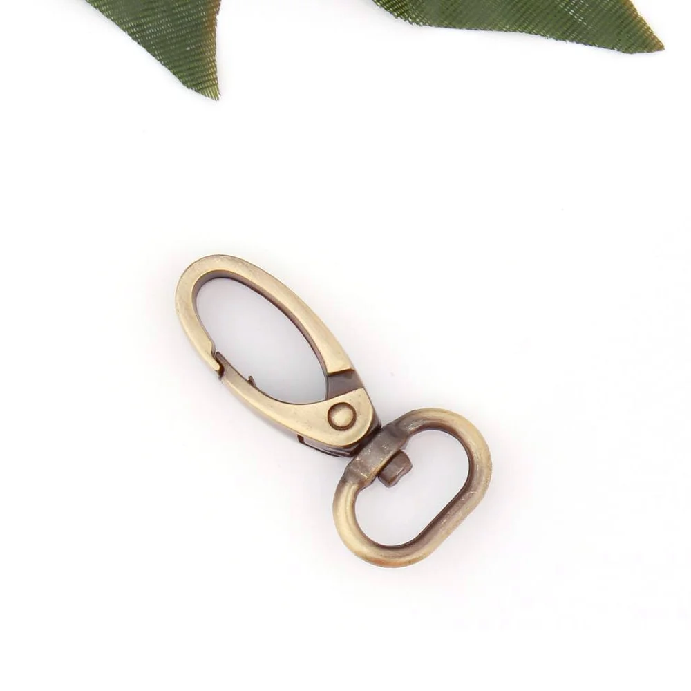 10 шт. 16 мм Поворотная застежка металлический поворотный карабин Застежка ремешок
