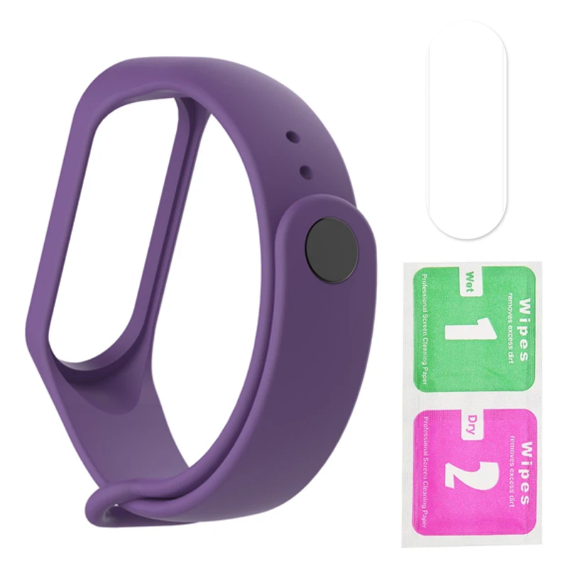 010 Браслет для mi Band 3 и 4 ремешка пленки силиконовый ремешок для часов для Xiao mi браслет Four Xia mi Xao mi Xaiomy - Цвет: 010