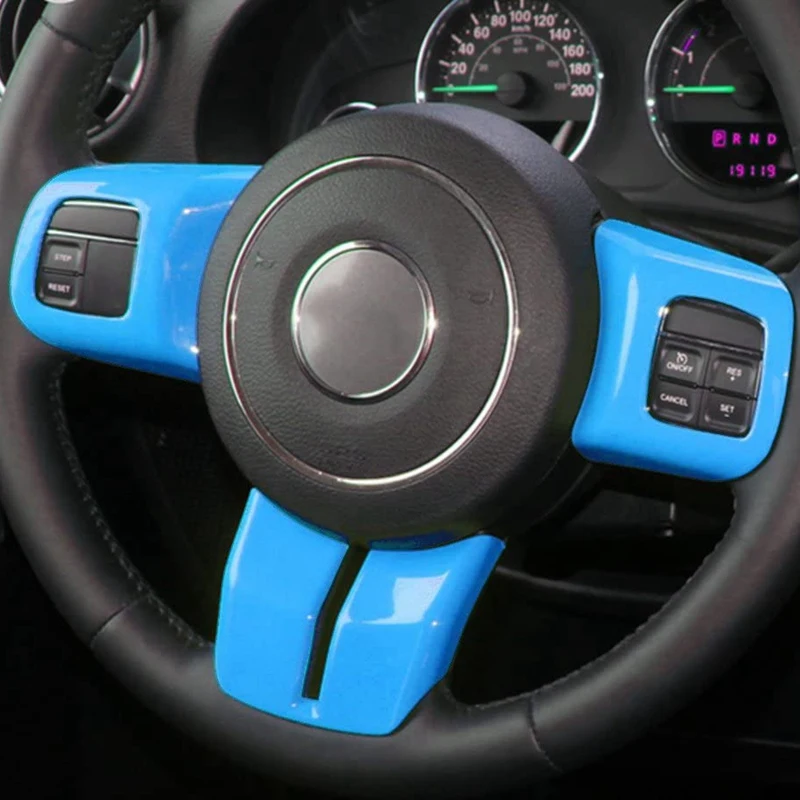 (Светильник синий 12 шт.) украшение для автомобиля рулевое колесо и центральная