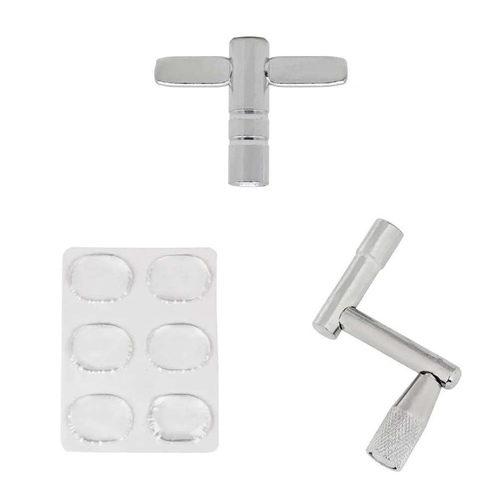 Набор инструментов для барабана 6 шт. Прозрачная силиконовая беззвучная