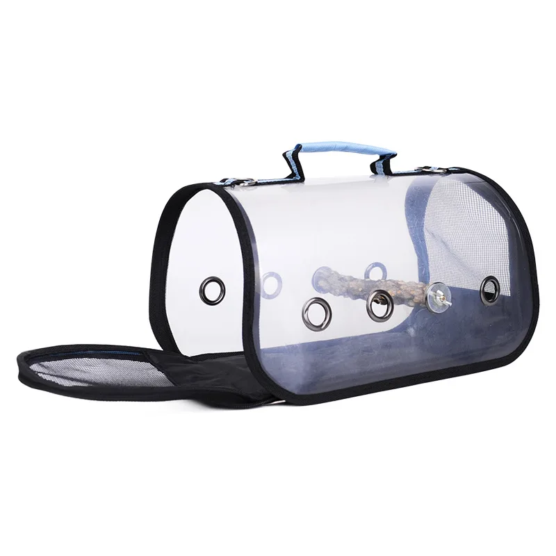

Transparent Outdoor Bird Carrier Bag Breathable Travel Handbag for Parrot Birds Cage Backbag Pet Carrier Birdcage Shoulder Bag