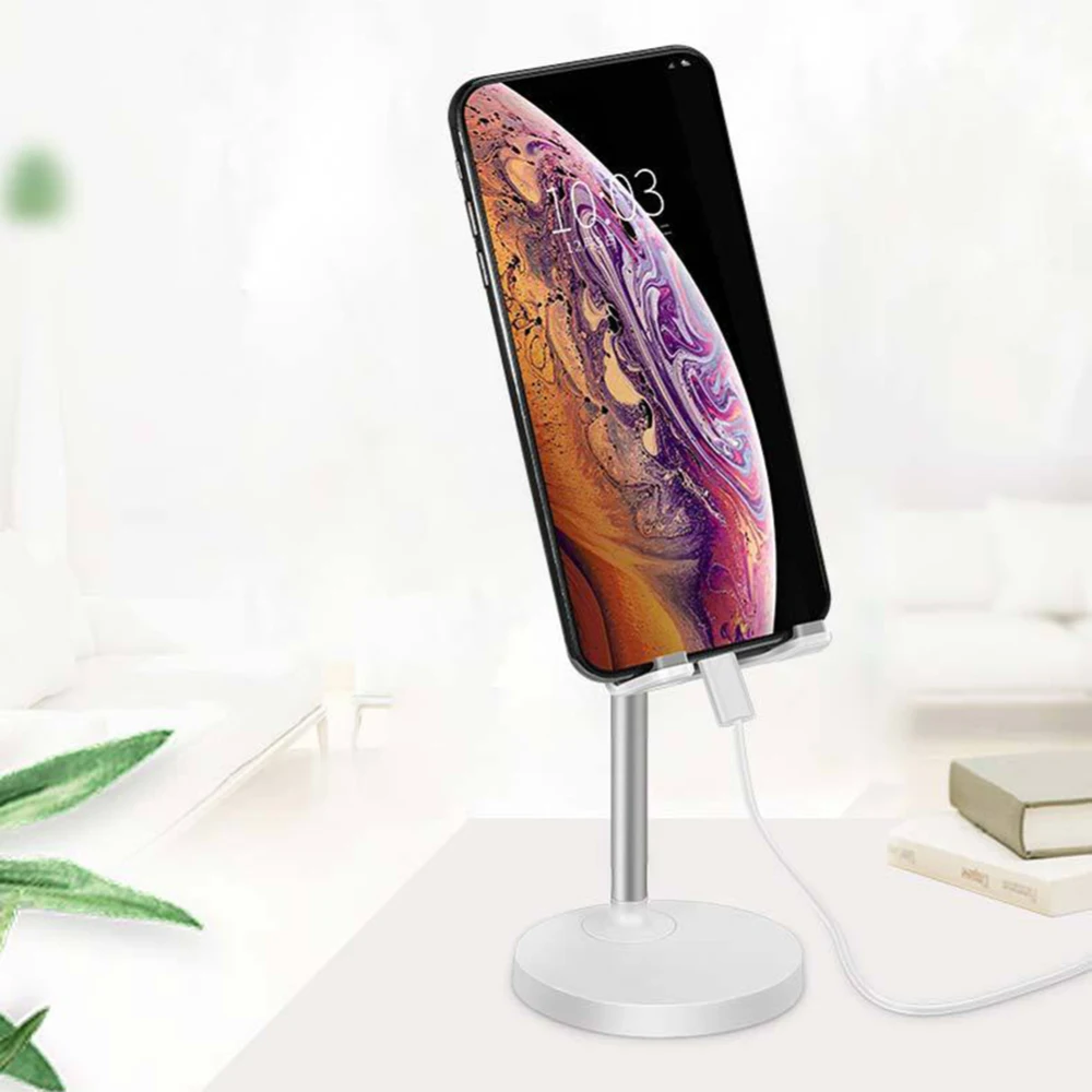 Вращающаяся на 360 Градусов Подставка для телефона iPhone 6 7 8 plus X XR Samsung S9
