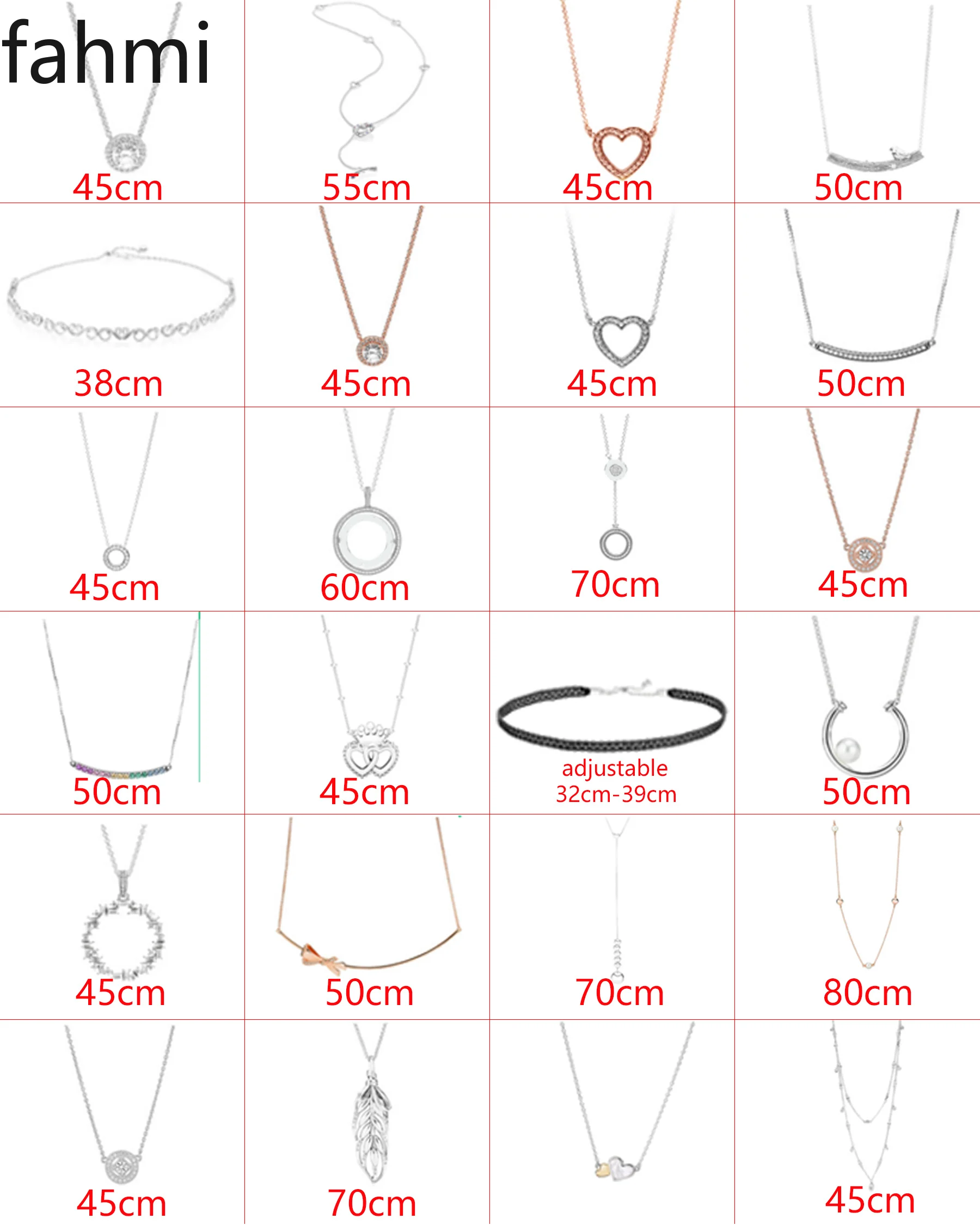 

Fahmi New Style 925 Sterling Silver Fashion DIY Cartoon Creative Necklace Jewelry Factory Direct Sales