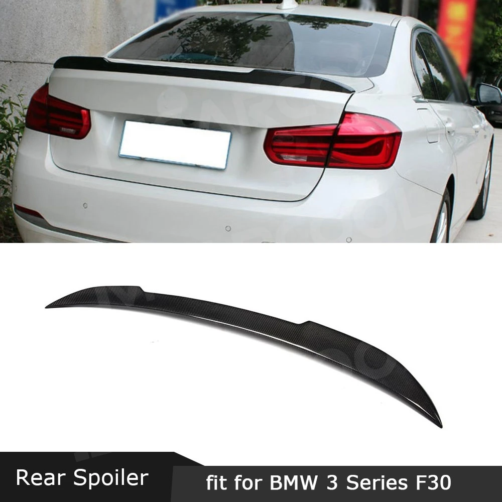 Задний спойлер из углеродного волокна для BMW 3 серии F30 F80 M3 320i 328i 335i 326D 2012 2018 CS Style FRP