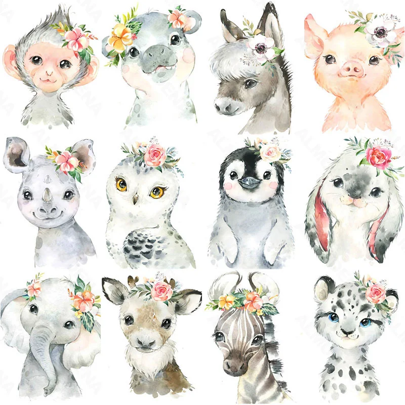 

Diy Diamond Painting Animal Pure Flower Fashion Art Simple Handmade Round Diamond Square Diamond Home Decoration
