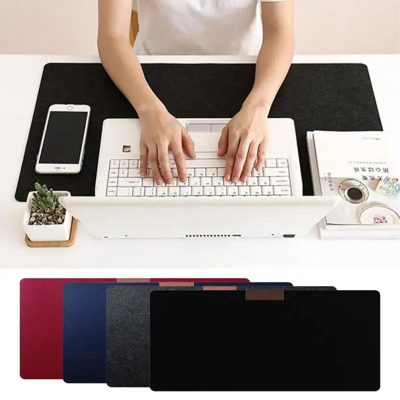 

Large XXL Key Board Mouse Pad Desk Mat Table Mouse Felt Non-woven Hand Warm Mouse Pad Desk Pad Keyboard Pad Gaming Accessories