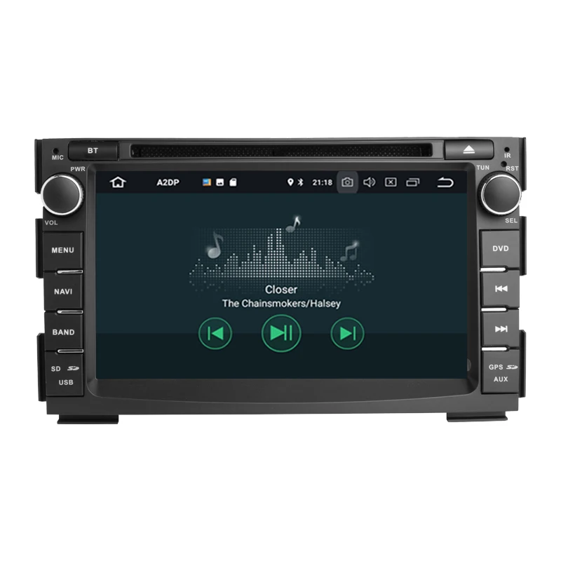 Автомобильный мультимедийный dvd-плеер IPS DSP 4G 64G 2 Din Android 10 для KIA Ceed 2009 2010 2011 2012