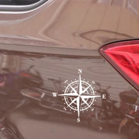Funny NSWE Compass KKs Cover Scratches Car Sticker Bumper Window Windshield Decals Pvc 15cm X 15cm