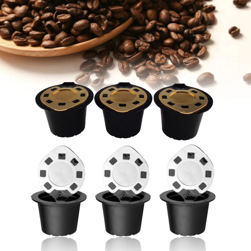 3 шт многоразовые Многоразовые фильтры Pod системы для Nespresso кофеварка запчасти