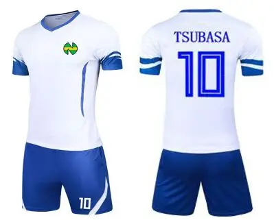 Азиатские размеры, для детей, для мужчин, Camiseta atom Maillots de Foot Enfant equipe de французский Оливер атом капитан Tsubasa майки - Цвет: As picture