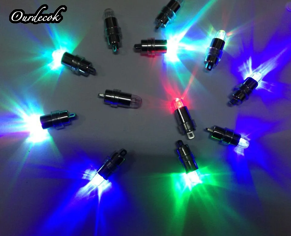 50 шт. Мини светодиодный Водонепроницаемый воздушные шары для свадьбы