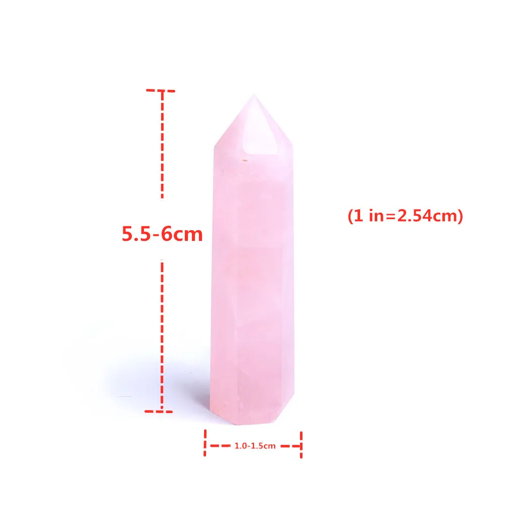 Натуральный кристалл 7 чакр рейки Луки кристальная палочка видов кварца с