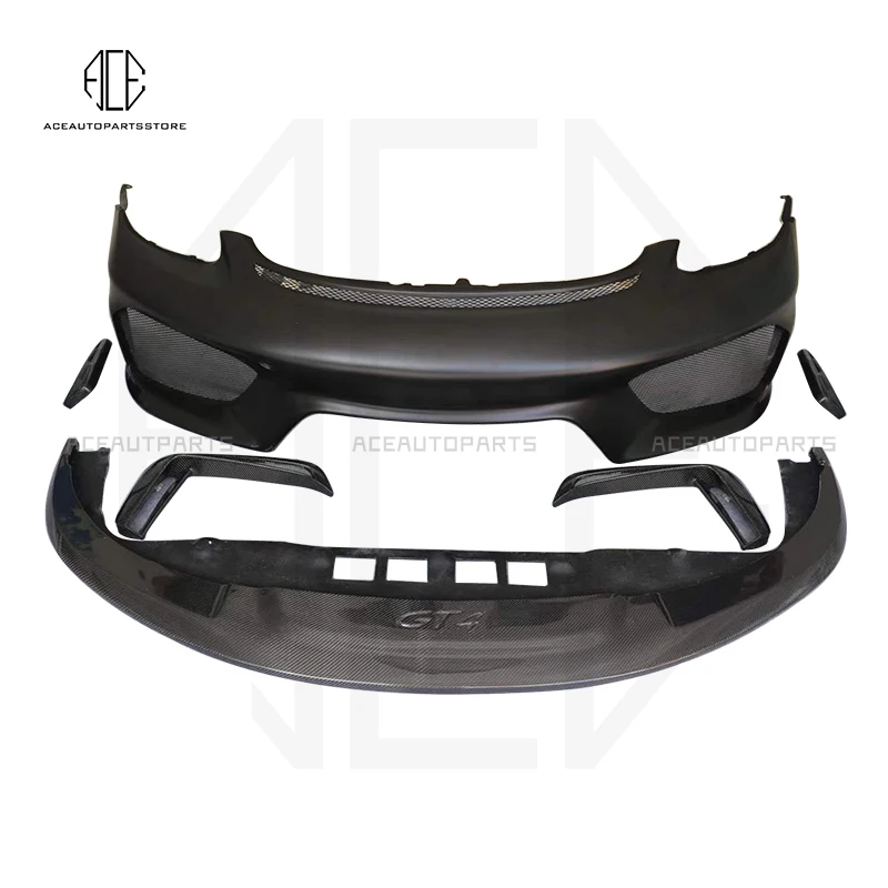 Комплект кузова автомобиля в стиле GT4 передний бампер задняя губа задний спойлер