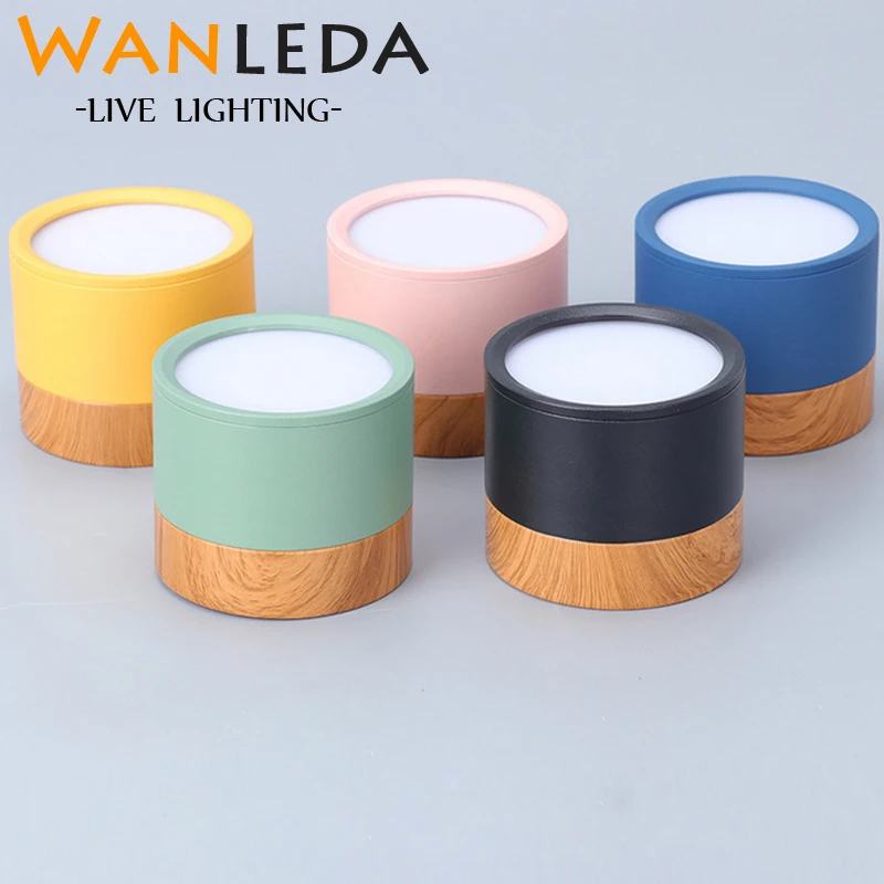 Макарон светодиодный потолочный светильник для Спальня поверхностного монтажа