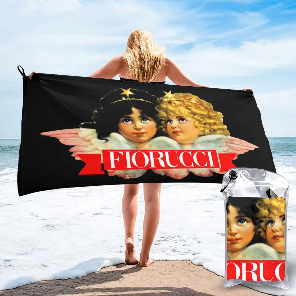 

Самое популярное в мире, логотип Fiorucci Girl Loose Rap, хорошее качество Harajuku Kawaii, Новое поступление, свободное пляжное банное полотенце с круглым вы...