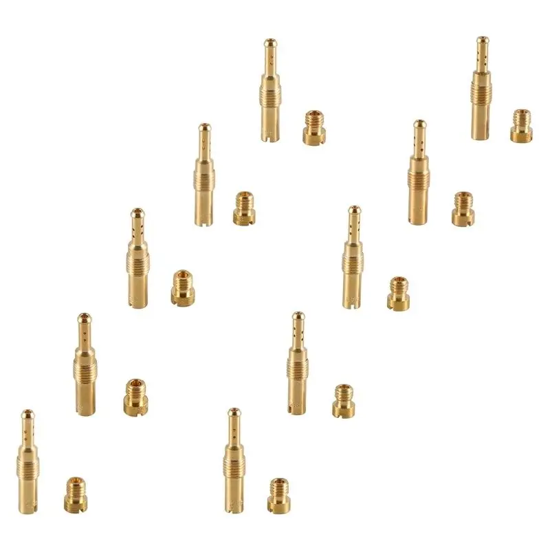 

10Pcs Carburetor Main Jets kit & 10Pcs Slow Jets for PWK Keihinm OKO CVK PWM KX4B