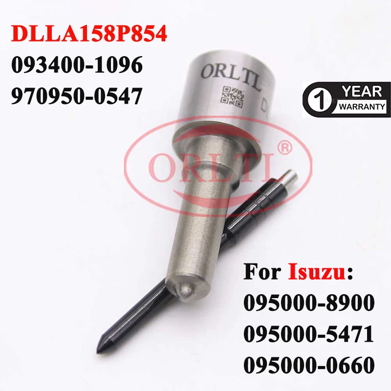 

Diesel Injector Nozzle DLLA158P854 (093400-8540) Common Rail Nozzle DLLA 158 P 854 (970950-0547) For 095000-8900 8901 5471 0660