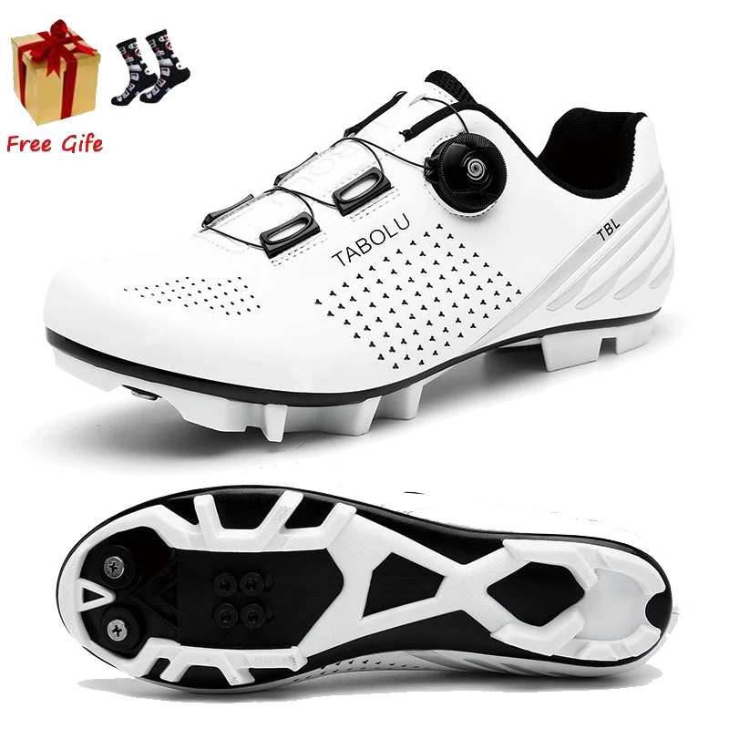 Hot Sale MTB Cycling Shoes Men Outdoor Sports Self-locking Road Bike Sneakers Racing Women Bicycle Shoes Flat Cleat Mountain SPD