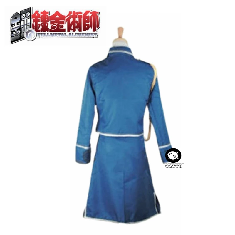 Цельнометаллический Костюм Аниме Alchemist Riza Hawkeye Униформа полный комплект костюм