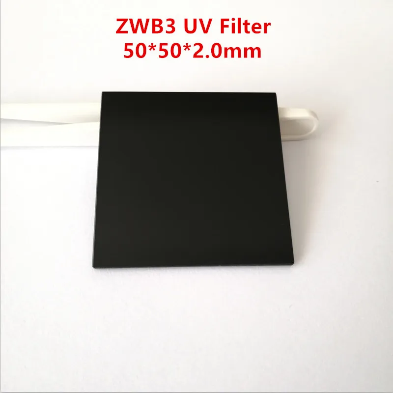 50*50*2 0 мм 253 7 254nm ZWB3 UG5 U 330 Ультрафиолетовый светофильтр|Оптические фильтры| |