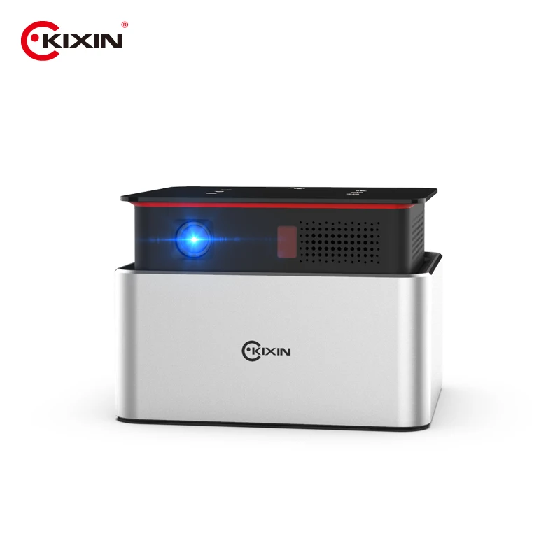 

1080P Android 7.1 3D DLP Tough Screen Telescopic Mini Projector for Home Theater Education Business Travel