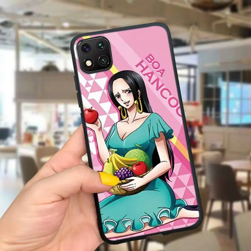 

ZFGHSHYQ Black Soft Silicone Boa Hancock Phone Cases For Redmi 5plus 5 6 7 8A Note 2 4 5 6 7 Note 8 9pro