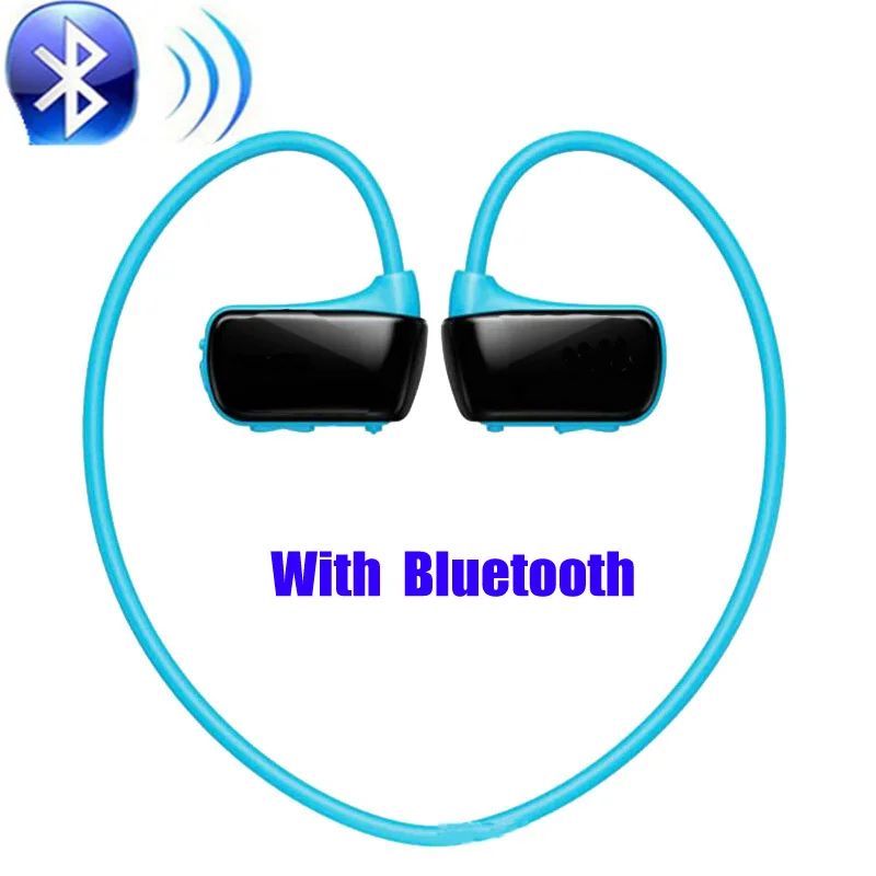 BluewithBluetooth Новинка W273 Спортивный Mp3 плеер для sony гарнитура Настоящее 8 Гб NWZ-W273 Walkman наушники для бега Mp3 музыкальный плеер наушники - Цвет: BluewithBluetooth