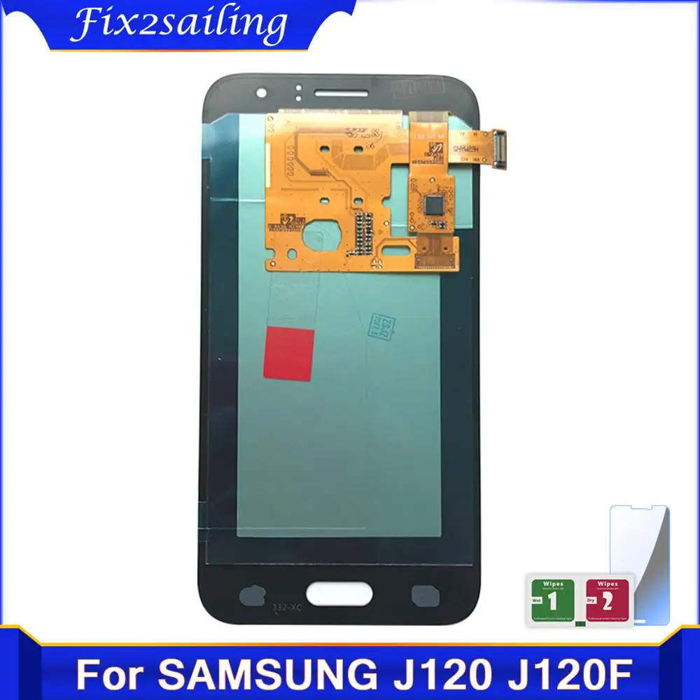 Супер дисплей экран для Samsung Galaxy J1 J120F J120DS J120G J120M J120H J120 Amoled ЖК с сенсорным экраном