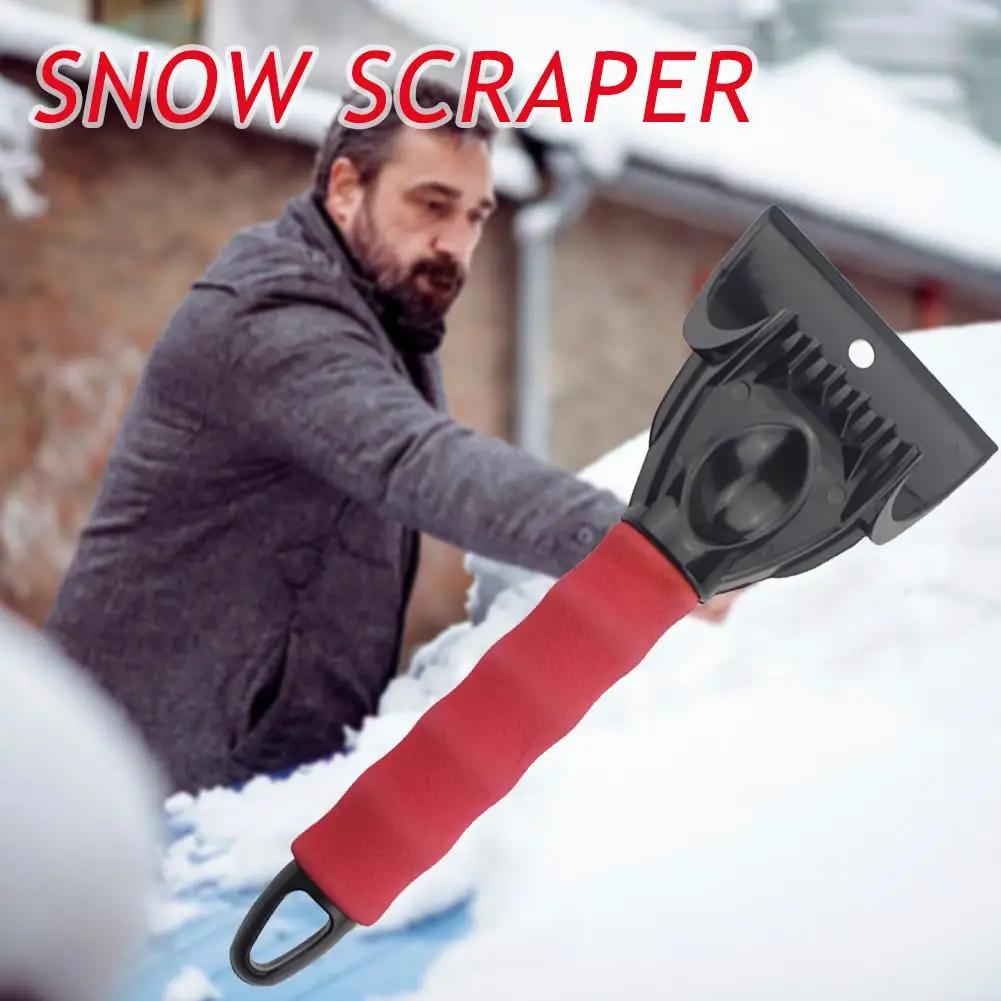 Car Windshield Ice Scraper Plastic Snow Shovel Brush Removal For Cars And Small Trucks |